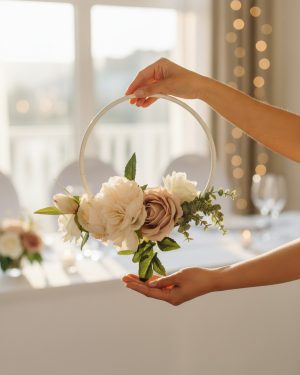 Olivia Floral Hoop