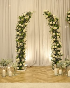 Clara Floral Pillars
