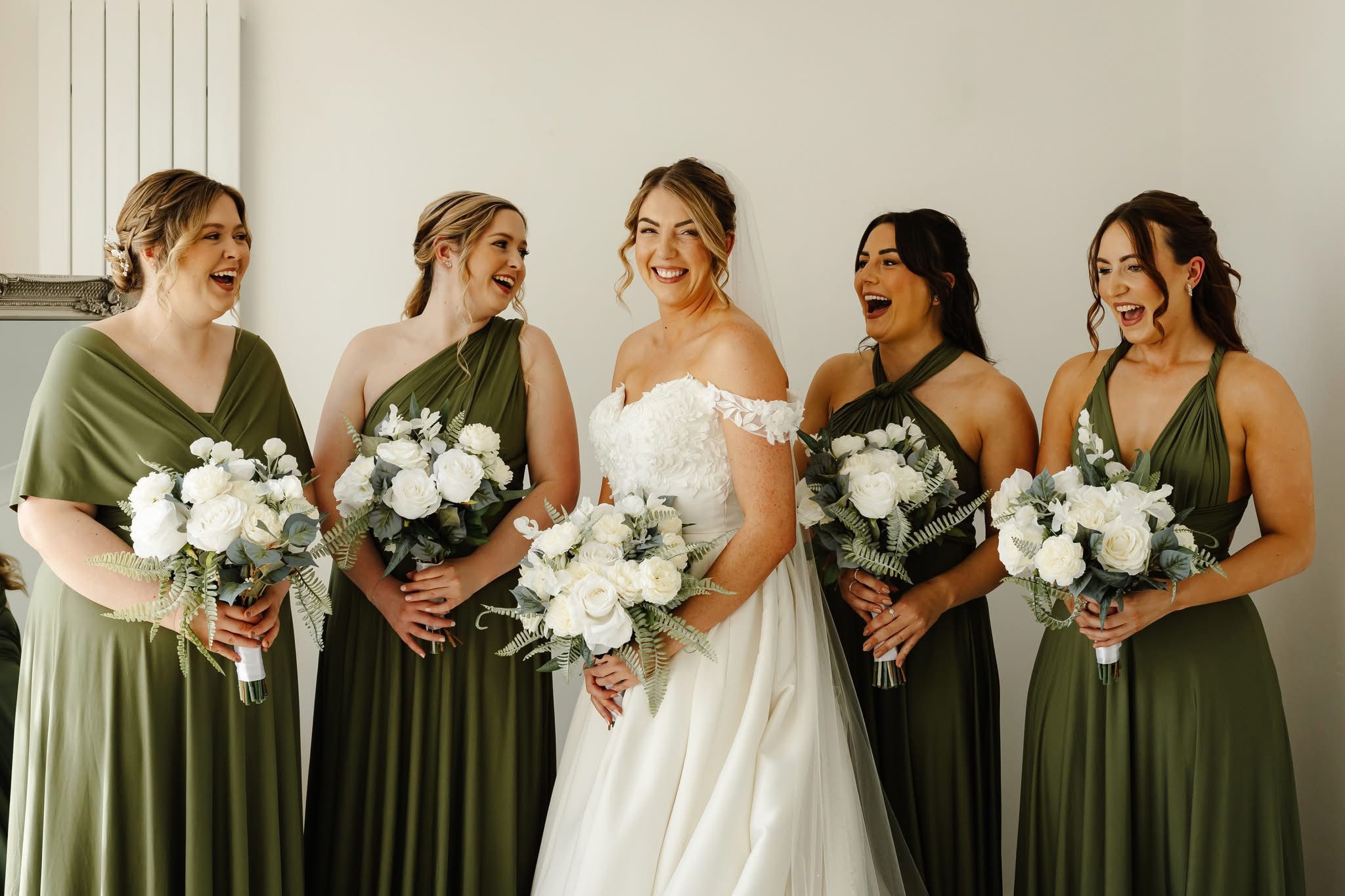 Clara bridal party flowers